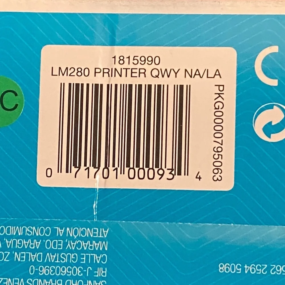 DYMO Label Manager 280 rechargeable, Portable label Maker Printer Factory Sealed